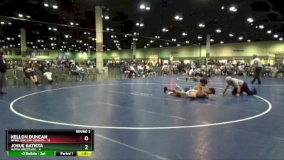 132 lbs Round 3 (16 Team) - Kellon Duncan, NFWA Oakleaf Knights vs Josue Batista, Alpha Wrestling