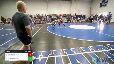 80 lbs Consolation - Ella Brunson, Hilldale Youth Wrestling Club vs Jagger Freeman, Dark Cloud Wrestling Club