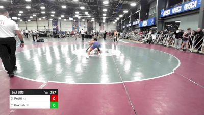 113 lbs Consi Of 64 #2 - Greyson Pettit, NJ vs Clifton Bakhsh, DE