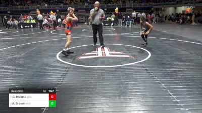 80 lbs Quarterfinal - Dane Malone, Abington Heights vs Alyis Brown, Wissahickon