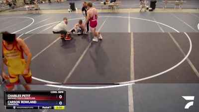 160 lbs Cons. Semi - Charles Petit, Wayzata Youth Wrestling vs Carson Rowland, Minnesota