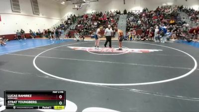 144 lbs Cons. Round 2 - Strat Youngberg, Lyman vs Lucas Ramirez, Worland