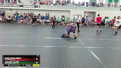 130 lbs Semis & 1st Wrestleback (8 Team) - Cane Smolarsky, Elite Misfits vs Hudson Glaze, West Forsyth WC