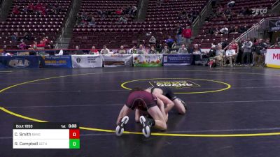 127 lbs Consi Of 16 #2 - Carter Smith, Bangor vs Ryder Campbell, Bethlehem Cath