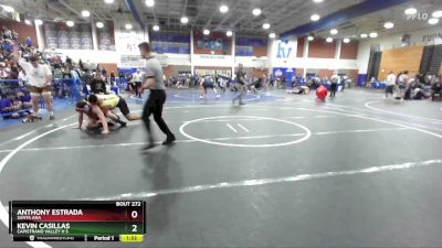 215 lbs Champ. Round 1 - Kevin Casillas, Capistrano Valley H S vs Anthony Estrada, Santa Ana