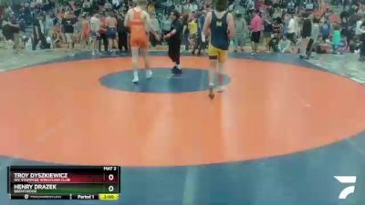 195 lbs Quarterfinal - Henry Drazek, Brentwood vs Troy Dyszkiewicz, WV Stampede Wrestling Club