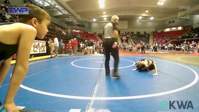 64-67 lbs Rr Rnd 1 - Wyatt Toland, Pawhuska Elks Takedown vs Tito Knight, Pitbull Wrestling Academy