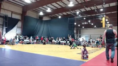 80 lbs Round 2 - Whitney Hensen, Mat Psycho vs Lorelei Hovis, BWC