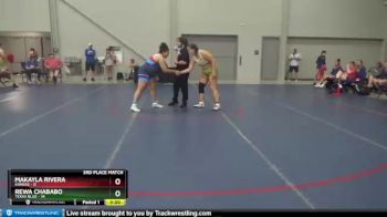 225 lbs Placement Matches (8 Team) - Makayla Rivera, Kansas vs Rewa Chababo, Texas Blue