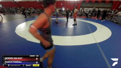 182 lbs Quarterfinal - Jackson Van Kley, IA vs Maddux Randall, IL