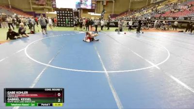 144 lbs Cons. Round 1 - Gabriel Kessel, White Bear Lake Wrestling vs Gabe Kohler, Frisco Wakeland High School Wrestling