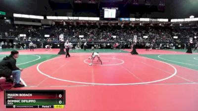 90 lbs Cons. Round 4 - Dominic Difilippo, ROGA vs Mason Bodach, BKV1