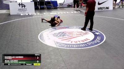 117 lbs Semifinal - Kameelah Hameed, California vs Irais Aguero, Shafter High School Wrestling