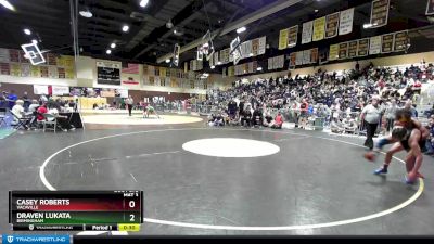 126 lbs Cons. Round 4 - Casey Roberts, Vacaville vs Draven Lukata, Birmingham