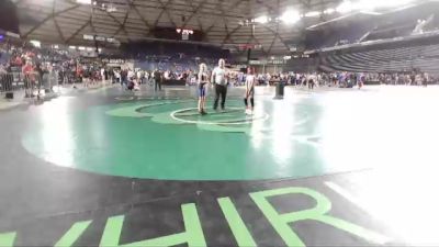 85 lbs Cons. Round 3 - Elliott Koenig, Steelclaw Wrestling Club vs Alyzah Gonzalez, Prosser Wrestling Academy