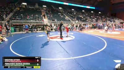 98 lbs 3rd Place Match - Weston Ottem, Douglas Wrestling Club vs Fernando Ramos-Rivera, Jackson Hole Wrestling Club