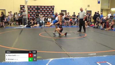 95 lbs Rr Rnd 2 - Alex Marchetti, K8 Mat Assassins Red vs Gavin Bricker, K8 Team Nauman