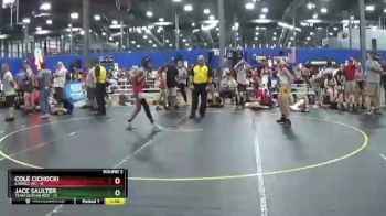 100 lbs Round 2 (6 Team) - Cole Cichocki, Lowell WC vs Jace Saulter, Team Gotcha Red
