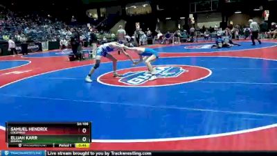 3A-106 lbs Cons. Round 2 - Elijah Karr, Bremen vs Samuel Hendrix, Columbus