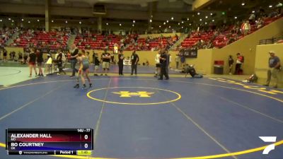 77 lbs Semifinal - Alexander Hall, MO vs Bo Courtney, OK