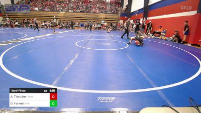 96 lbs Semifinal - Austin Thatcher, Heat vs Declan Forrest, Vinita Kids Wrestling