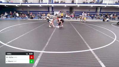 149 lbs Round Of 16 - Marshall Keller, Princeton U vs Jacob Mann, UNATT - Unattached