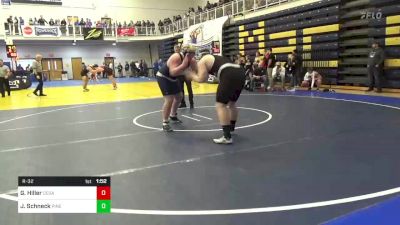 285 lbs R-32 - Guner Hiller, Cedar Cliff vs Joey Schneck, Pine Richland