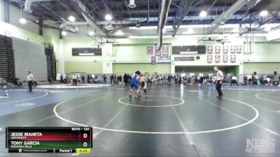 120 lbs Cons. Round 3 - Jesse Iraheta, University vs Tony Garcia, GRANADA HILLS