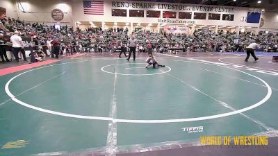 70 lbs Round Of 16 - Paxton Bylin, Mat Demon Wrestling Club vs Mason Sandness, Ravage Wrestling Club