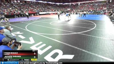 D3-182 lbs Quarterfinal - Tyson Bogacz, Bonduel vs Jackson Shramek, Blair-Taylor