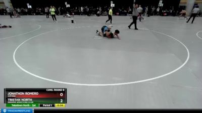 132 lbs Cons. Round 8 - Jonathon Romero, SJF/HAC vs Tristan North, Ringers Wrestling Club