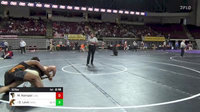 197 lbs Quarterfinal - McKinley Kemper, Lindenwood vs Dominic Love, Florida A&M