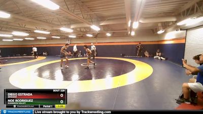 144 lbs Cons. Round 4 - Noe Rodriguez, Gunnison Valley vs Diego Estrada, Bingham