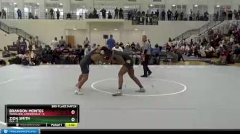 182 lbs Placement Matches (8 Team) - Brandon Montes, Woodland, Cartersville vs Zion Smith, Ola