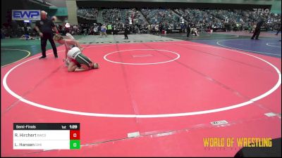 106 lbs Semifinal - Ryan Hirchert, BULLDOG WRESTLING CLUB vs Logan Hansen, Simi Valley Vandals