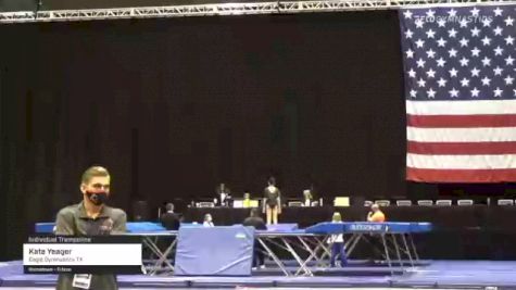 Kate Yeager - Individual Trampoline, Eagle Gymnastics TX - 2021 USA Gymnastics Championships
