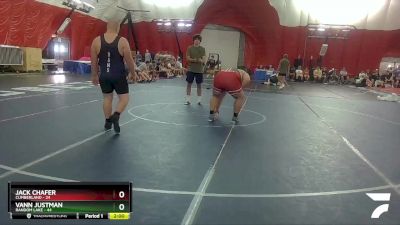 285 lbs Round 3 (16 Team) - Jack Chafer, Cumberland vs Vann Justman, Random Lake