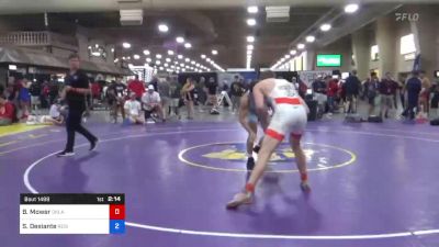 86 kg Rnd Of 32 - Benjamin Mower, Oklahoma vs Sergio Desiante, Regional Training Center South