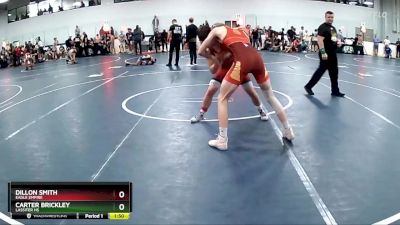 130 lbs Cons. Round 4 - Carter Brickley, Lassiter HS vs Dillon Smith, Eagle Empire