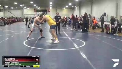 288 lbs Cons. Round 3 - Eli Worth, Springport Spartans vs Aiden Warren, Ruffin Trained Wrestling