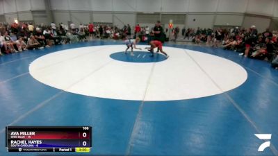 106 lbs Placement Matches (16 Team) - Ava Miller, Ohio Blue vs Rachel Hayes, South Carolina