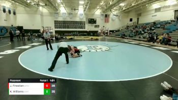 126 lbs Placement - Kolby Williams, Cheyenne East vs Justin Firestien, Eaton