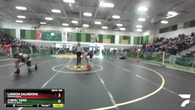 Boys 152 lbs Champ. Round 1 - Nathan Crosby, Pleasant Valley Boys vs Arthur Wilson, Central Valley Boys