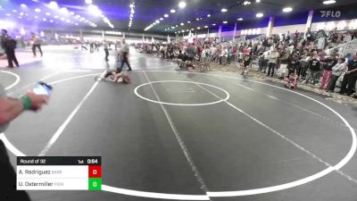 54 lbs Round Of 32 - Adam Rodriguez, Barstow WC vs Uriah Ostermiller, Pioneer Grappling Academy