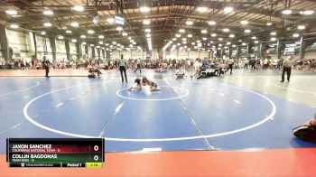 72 lbs Rd# 3 12:00pm Friday - Jaxon Sanchez, California National Team vs Collin Bagdonas, Team Ohio