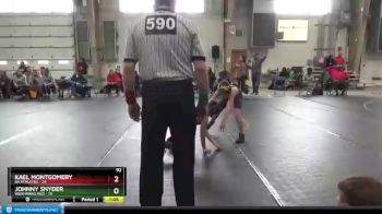 92 lbs Finals (2 Team) - Johnny Snyder, Warhawks Red vs Kael Montgomery, 84 Athletes