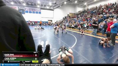 135 lbs Round 1 - Cade Gorda, Eastside United vs Kade Enis, Thermopolis Wrestling Club