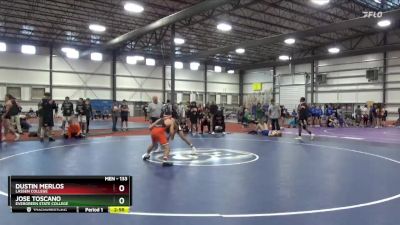 133 lbs Semifinal - Jose Toscano, Evergreen State College vs Dustin Merlos, Lassen College