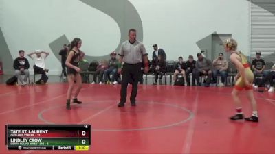 95 lbs Placement Matches (8 Team) - Lindley Crow, Death Squad Wrest (IN) vs Tate St. Laurent, Outlaws Xtreme