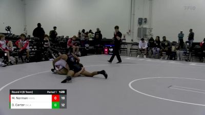 160 lbs Round 4 (6 Team) - Devan Carter, Oklahoma Black Ops vs Max Norman, Kansas Marshals